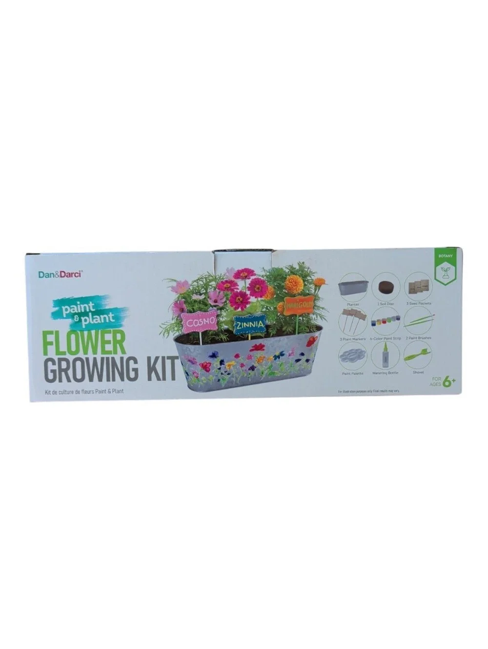 Dan & Darci Paint And Plant Flower Growing Kit